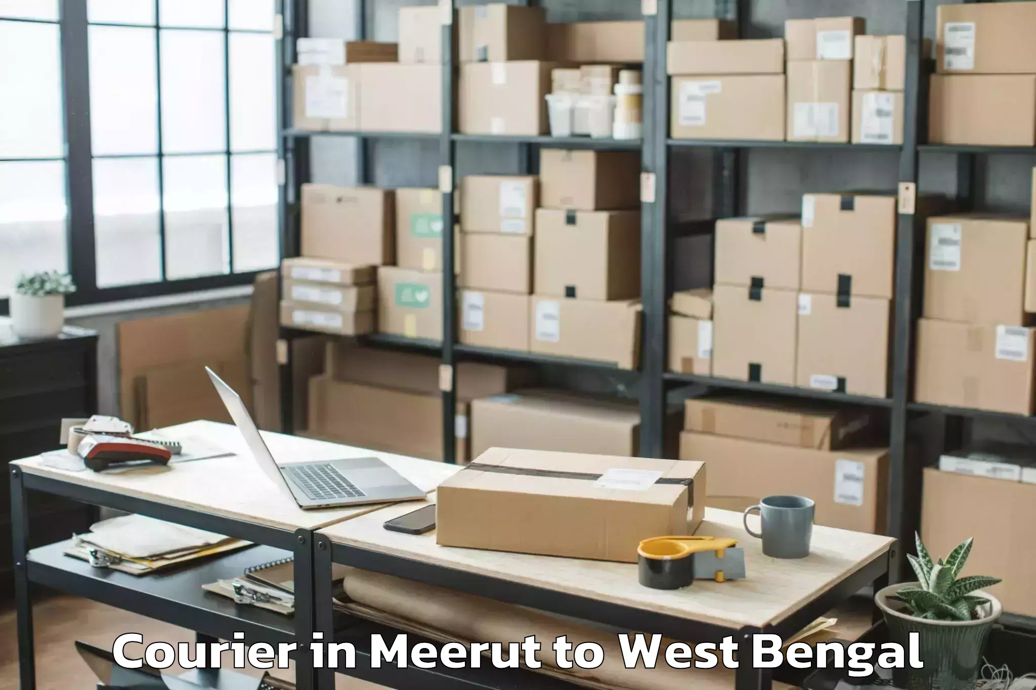 Leading Meerut to Jis University Agarpara Courier Provider